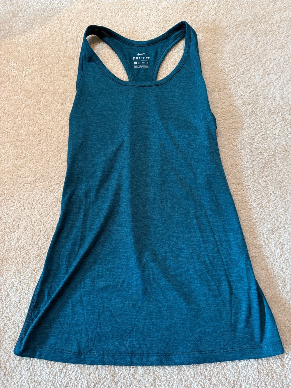 Nike Dri-FIT Teal-Blue Racerback Tank